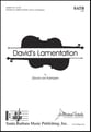 David's Lamentation SATB choral sheet music cover